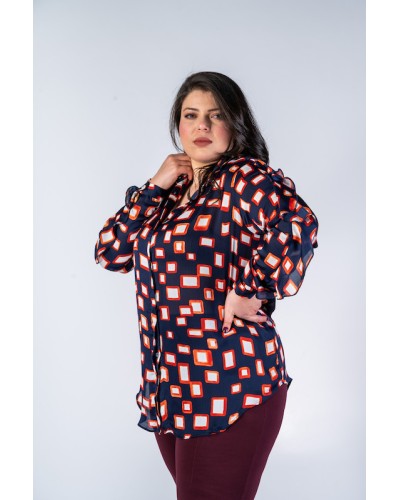 Chemise à volants