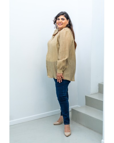 Blouse Alami texturée