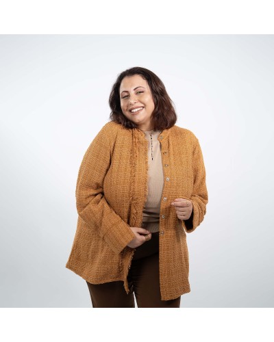 Sur-chemise en tweed