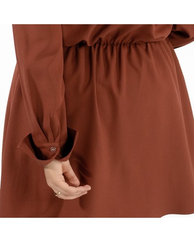 Robe croisée courte