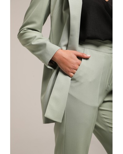 Veste tailleur col châle