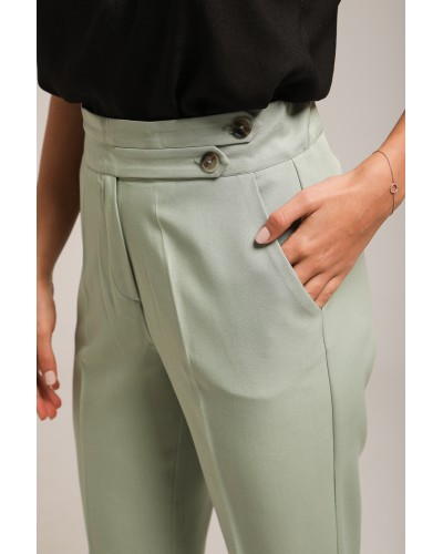 Pantalon double ceinture