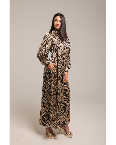 Robe fluide en satin