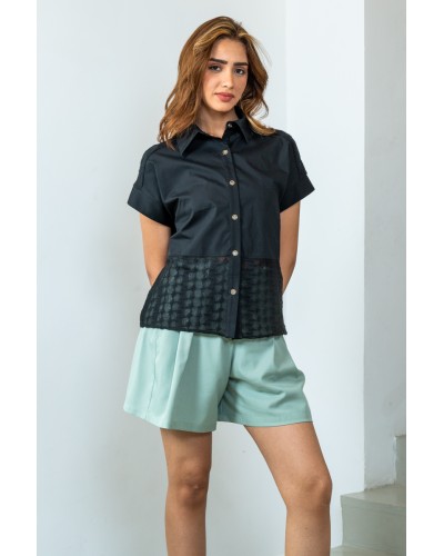 Chemise Bi-Matiere
