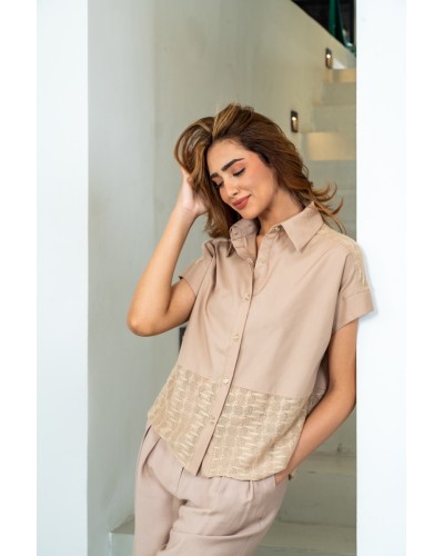 Chemise Bi-Matiere