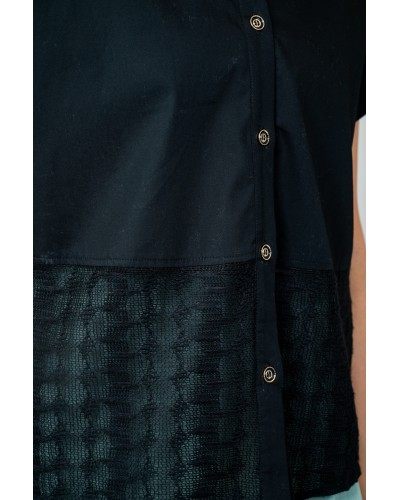 Chemise Bi-Matiere