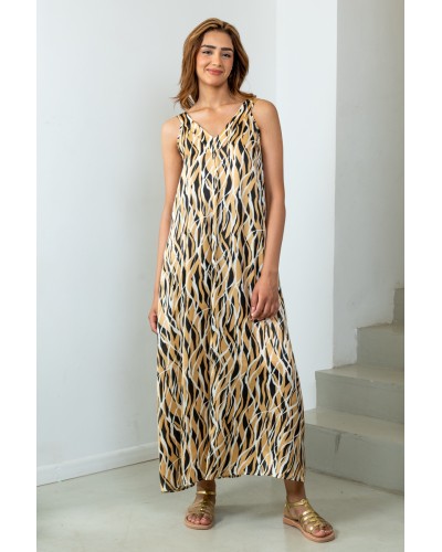 Robe fluide imprimée