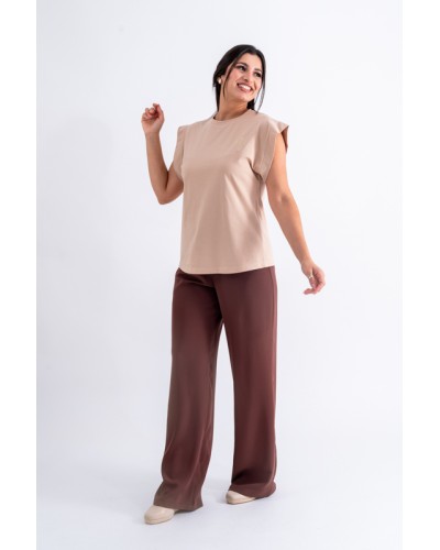 T-shirt col rond logo