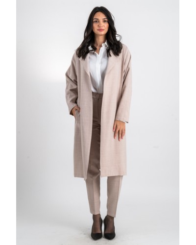 Trench en tissu texturé