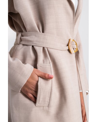 Trench en tissu texturé