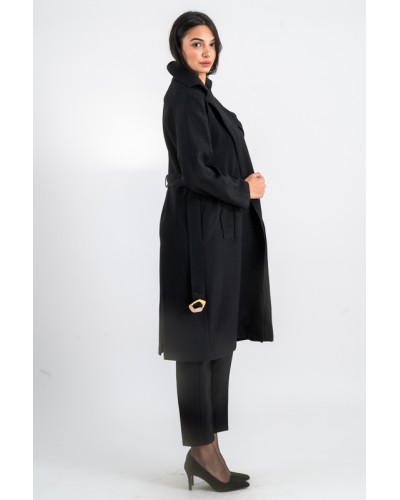 Trench en tissu texturé