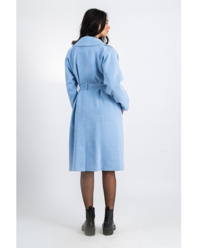 Trench en tissu texturé