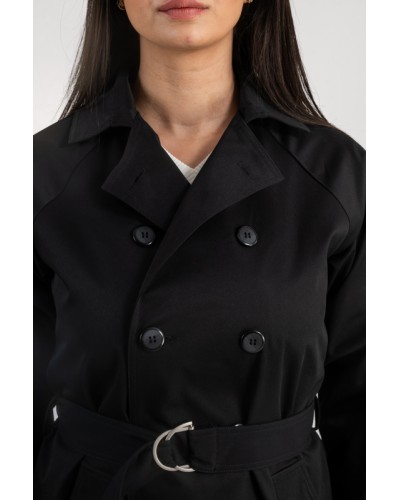 Trench à ceinture imperméable