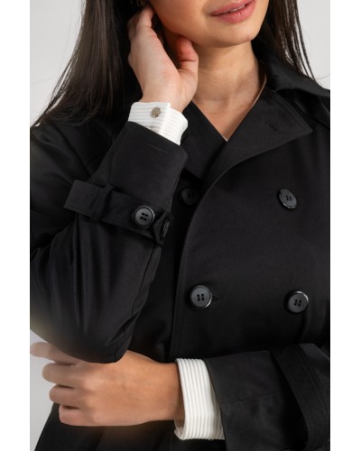 Trench à ceinture imperméable